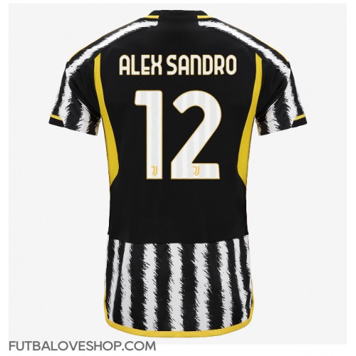 Dres Juventus Alex Sandro #12 Domáci 2023-24 Krátky Rukáv